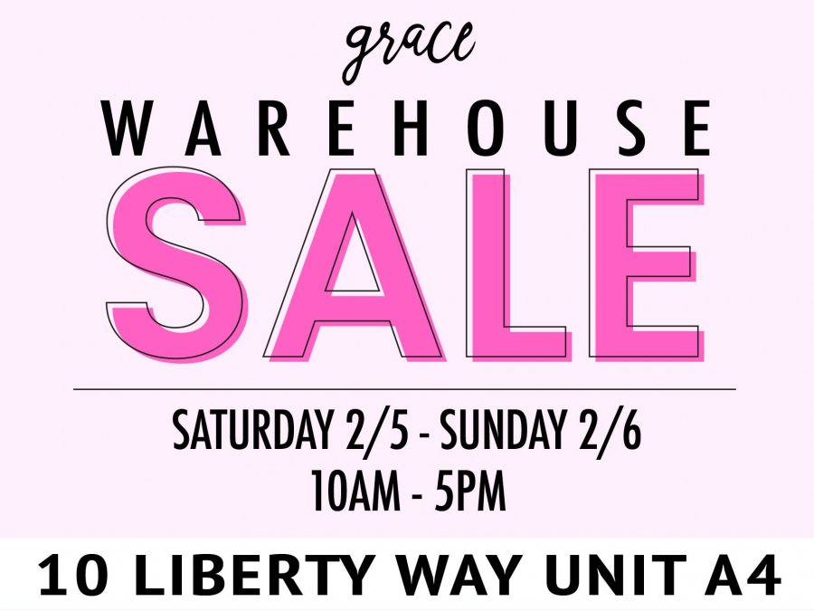 Grace's Annual Warehouse Sale